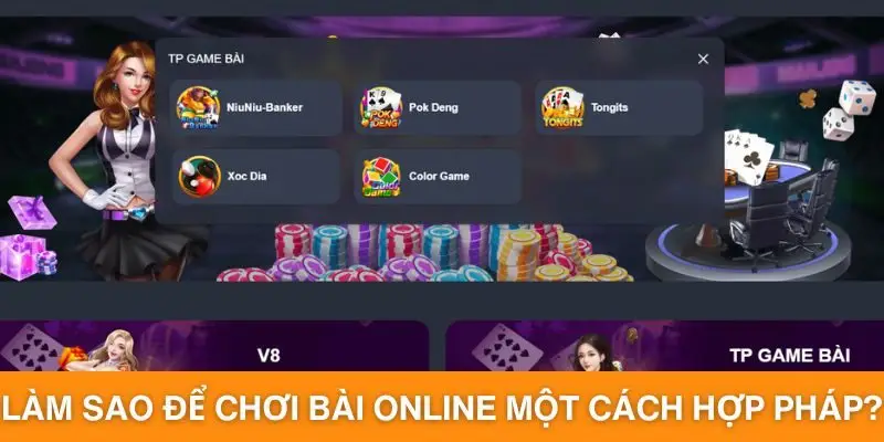 Làm sao để chơi bài online một cách hợp pháp?